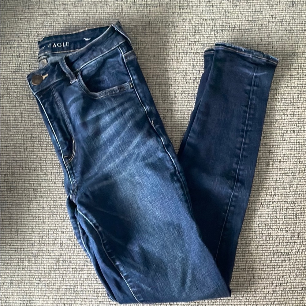 {American Eagle} Dark Blue Jeans